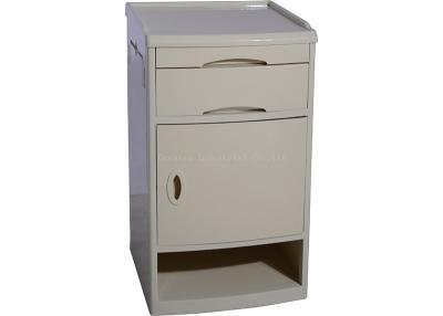 China Color Optional Hospital Ward Furniture , ABS Plastic Medical Bedside Cabinet for sale