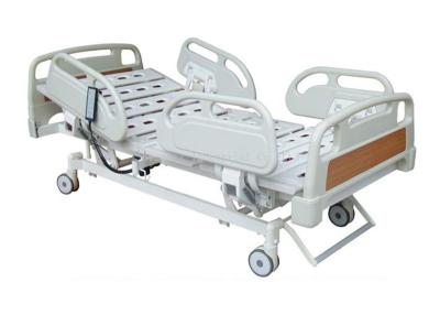 China High Strength Electric Hospital Bed , Electric Patient Bed Steel Frame / ABS Side Rail for sale