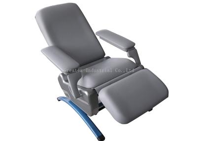 China Manual Convertible Medical Recliner Chair Bed Easy Cleaning For Blood Dialysis for sale