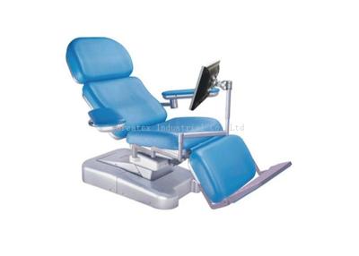 China Stainless Steel Blood Extraction Chair Four Functions With Screen Holder for sale