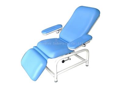 China Mechanical Blood Donor Chair High Durability Iron Material Hospital Furniture for sale