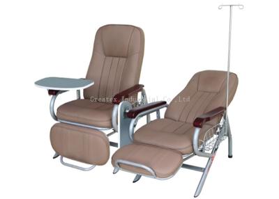 China Convertible IV Infusion Chairs Power Coated Steel Frame With Dinning Table for sale