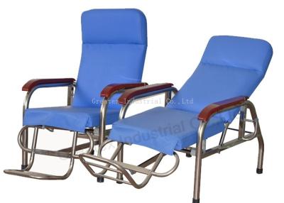 China Durable IV Infusion Chairs , Blood Transfusion Chair Adjustable Reclining Position for sale