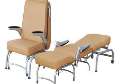 China Medical IV Infusion Chairs 62*72*94cm PVC Artificial Leather And Metal Material for sale