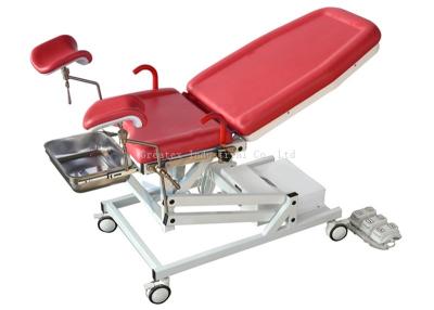 China Electric Gynecology Exam Chair , Gynecological Examination Table Red Color for sale