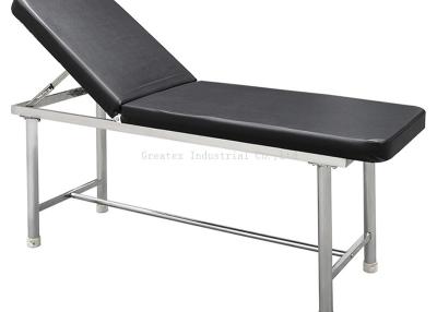 China Manual Hospital Examination Bed 8CM Thickness Foam With Back Rest Lifting for sale