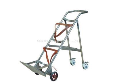 China Convenient Stainless Steel Medical Trolley , Stainless Steel Gas Cylinder Trolley for sale