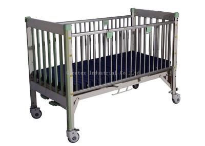 China Height Adjustable Pediatric Hospital Bed , Toddler Hospital Bed Full Length Guard Rails for sale