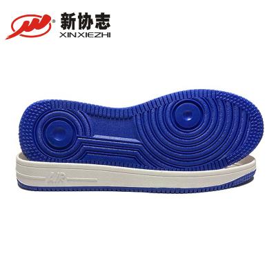 China Walking Hiking Wholesale Xinxiezhi Running Double Colors Anti-Slip Outsoles For Shoes Making High Quality Rubber Soles for sale