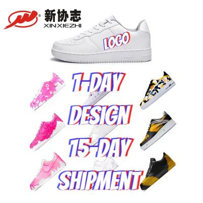 China High Quality Fashion Trend Twitter Custom Shoes Spider Logo Style Walking Men's Fashion Sneakers Schuhe Breathable Sport for sale