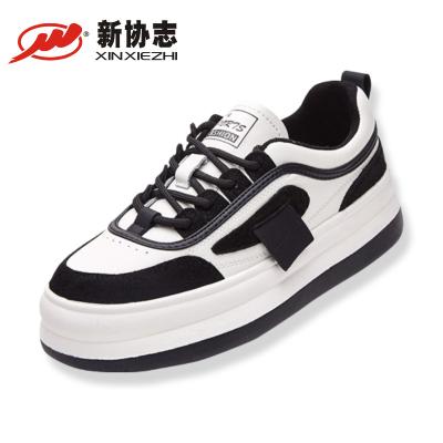 China CUSHIONING Wholesale Xinxiezhi Zapatos Deportivos Female Sneaker Shoes Thick Bottom Skateboarding Shoes Basketball Fitness Walking Shoes for sale