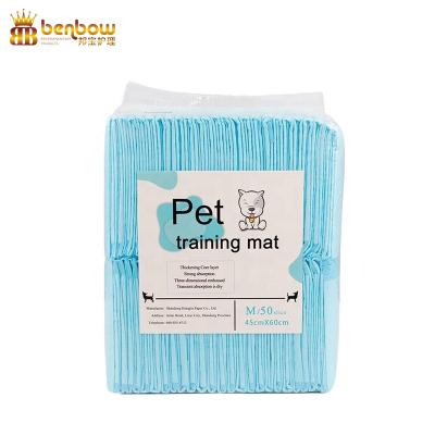 China Eco-friendly Disposable Pee Pad Pet Training Care Dog Sample Wood Pulp Maker Mix Free Disposable Pee Pads For Dogs Cats for sale