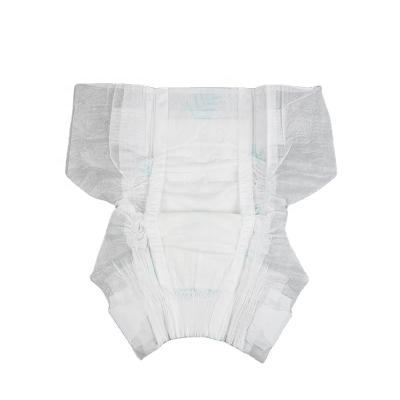 China Custom Diapers Printed Benbow Wood Pulp Baby Diapers Nonwoven Fabrics Non Thin Disposable Diapers for sale