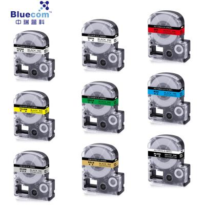 China COMPATIBLE Drop Shipping Color Top Label Tapes SS12KW Compatible For Epson LK-4WBN Cartridges Label Tape for sale