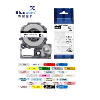 China COMPATIBLE Drop Shipping SS12KW Label Tapes Compatible With For Epson-KingJim SS12KW LC-4WBN 12mm Label Printer for sale