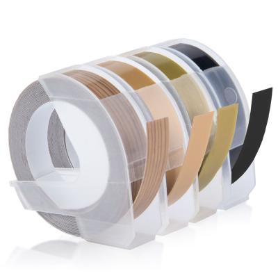 China COMPATIBLE Label Makers 5PCS Colored Tapes Compatible For Dymo 3D Embossing Label Tape 9mm Label for sale