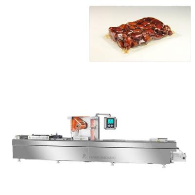 China DLZ420 Food Dates Vacuum Packing Machine Seal Gasket Plastic Packaging Heat Sealed Composite Film for sale