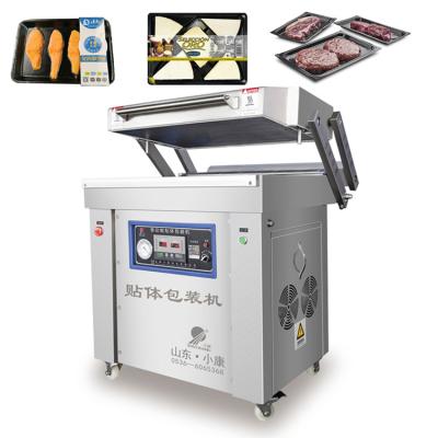 China Food VSP Vacuum DH-ZT/760 Professional Semi-automatic Automatic Peel Vacuum Skin Packaging Machine Vacuum Packer Food Grade PP PE à venda