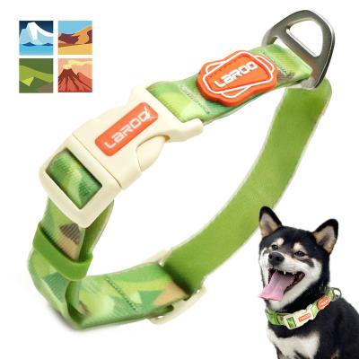 China Laroo Easy-Cleaning PVC Pet Collar Pet Collars And Leashes Stocked Waterproof PVC Durable for sale