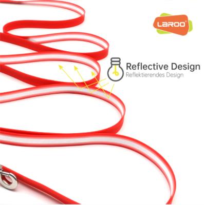 China Laroo Viable Dog 5M PVC Reflective Leash For Outdoor Training Interactive Dog Play Pet Leashes for sale