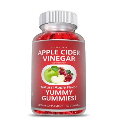 China Beauty Products OEM With Factory Price Natural Apple Cider Vinegar Gummies With Vitamins For Weight 60 Counts for sale