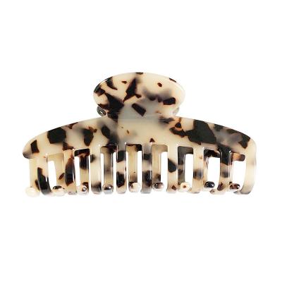 China Hair decoration hot selling elegant European and American style hair claw cuts acetate hair claw for women for sale