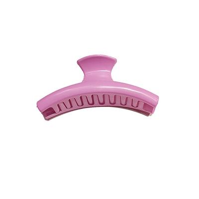 China Hot Sale Bathing Hair Decoration Woman Hair Claw Solid Color Plastic Hair Claw Big Large Clips For Thick Hair for sale