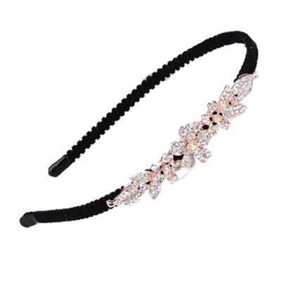 China Wholesale New Arrival Flower Headbands Women Rhinestone Bling Crystal Rhinestone Headbands for sale