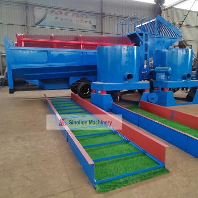 China Gold Trommel Screen for Gold Mining Equipment in Gravity Separator Production Line for sale