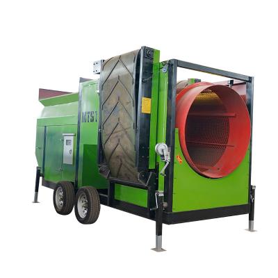 China 95% Efficiency Trash Drum Screen Complete Set of Waste Sorting Equipment for Home for sale