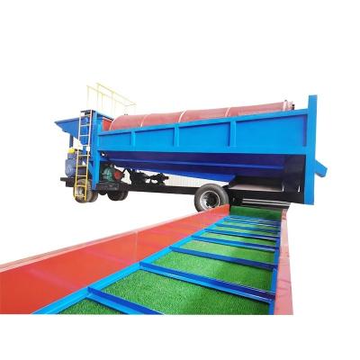 China 80-150t/h Processing Capacity Sieving Ores Trommel Screen for Gold and Diamond Mining for sale