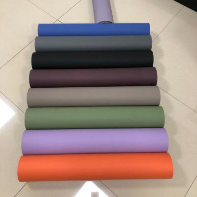 China Double Layers Eco-Friendly High Quality Durable Use Extra Large PU Resistance Yoga Mat For Yoga Pilates for sale