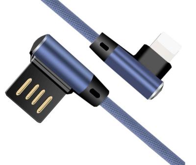 China COMPUTER Leaning Head USB 2.0 Cable Elbow Charging Design 90 Degree Bend Micro USB Cable for sale