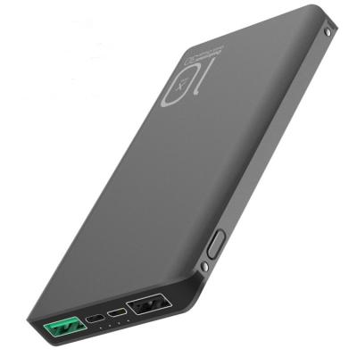 China Fast charge available for both input & Output Usoosn mobile power bank 10000mah with QC 3.0 and type-c, usb power banks and chargers, mobile power supply for sale