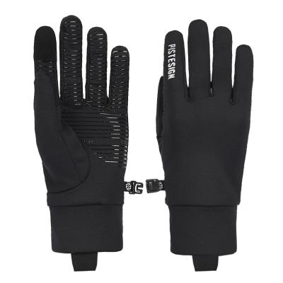 China PISTESIGN Full Finger Casual Cycling Gloves Gel Padded Knitted Gloves With Rubber Breathable Cycling Gloves Bike for sale