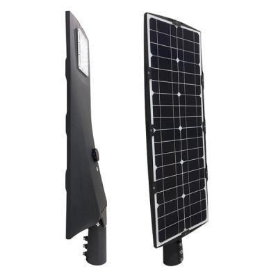 China IP66 Sidewalk 7000LM Solar Powered Led Street Lights 100LM/W for sale