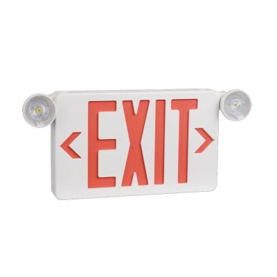 China White 120V Emergency Exit Lights , 3W Emergency Exit Sign Lights With Battery Backup for sale