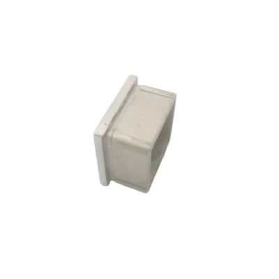 China Modern stainless steel tube square end cover for sale