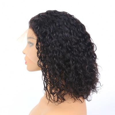 China Pixie Cut Peruvian Short Lace Frontal Wigs Bob Wigs Human Hair Lace Front HD Curly Curly Curly Lace Hair Transparent Wig For Black Women for sale