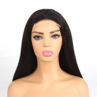 China Best RC5.30-8 Wholesale Straight Selling 24 Inch 4*4 Density 180% Human Hair Lace Frontal Wigs Peruvian Human Hair Wig for sale