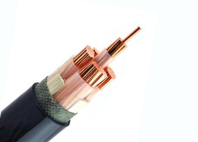 China Black 5 Core Armoured Cable , Electrical Power Cable For Residental Connections for sale