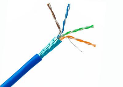 China Kabel-Al ftp-Cat6 - Folie aussortiertes kupfernes Ethernet Lan-Kabel mit Riss-Schnur 1000 Ft zu verkaufen