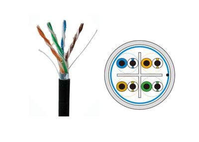 중국 UTP Cat6 젤에 의하여 채워진 옥외 케이블, Cat6는 매장 이더네트 케이블 UV 저항하는 지시합니다 판매용