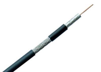 China Cabo coaxial de cobre desencapado contínuo 14 Calibre de diâmetro de fios para o dielétrico do PE da baixa densidade da televisão satélite à venda