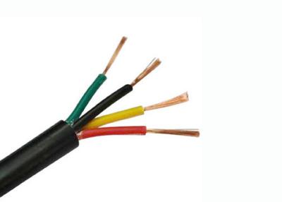 China Flexible Conductor 4 Core Electrical Wire , Copper Electrical Cable 300/500 V for sale