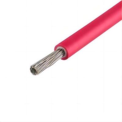 China Solar Panel Red 2mm 4mm 6mm PV Cable DC Rated Insulated Wire for sale