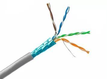 China LAN cable Cat6 FTP Cable Bare Copper Conductor Shielded Network Cable ethernet cable for sale