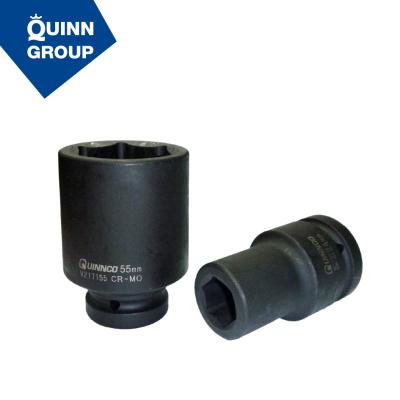 China 6 Point Quinnco 6-PT Metric Deep Impact Sockets 1