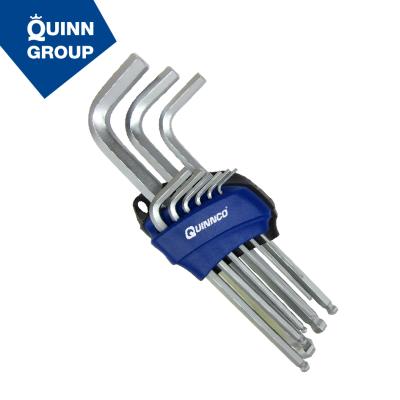 China S2 Quinnco 9-PC Long Arm Hex Key L-Type Set for sale