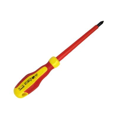 China For Pozidriv Head Screws Quinnco 100mm Sncm VDE Certified Pozidriv Electrician Type Precision Insulated Screwdriver for sale